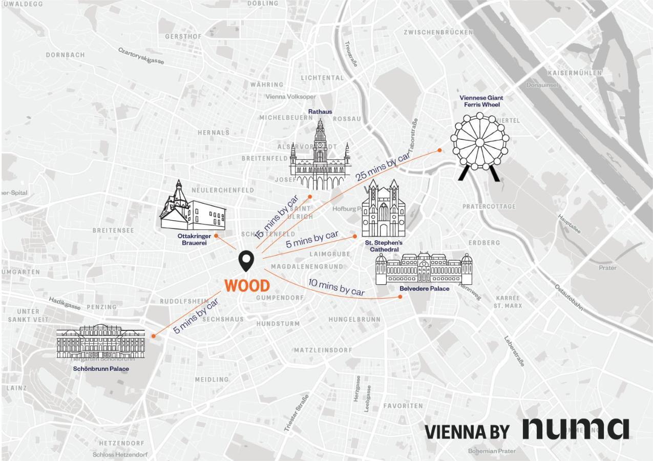 Numa L Wood Rooms & Apartments Vienna Esterno foto